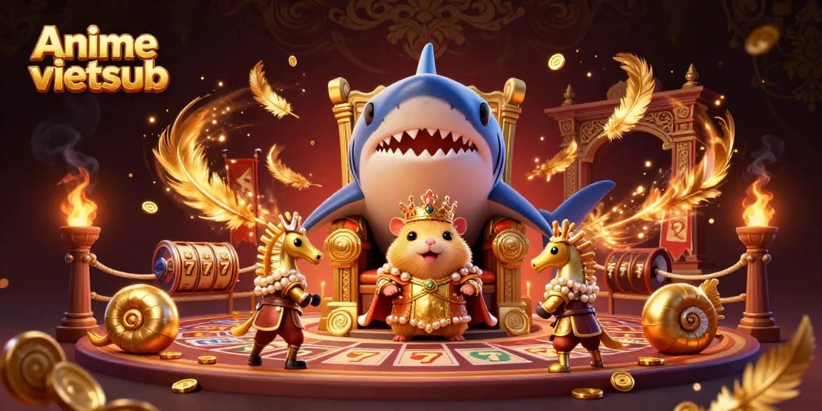 Spin to win on Anime vietsub-themed slots with vibrant, dynamic characters and casino elements.