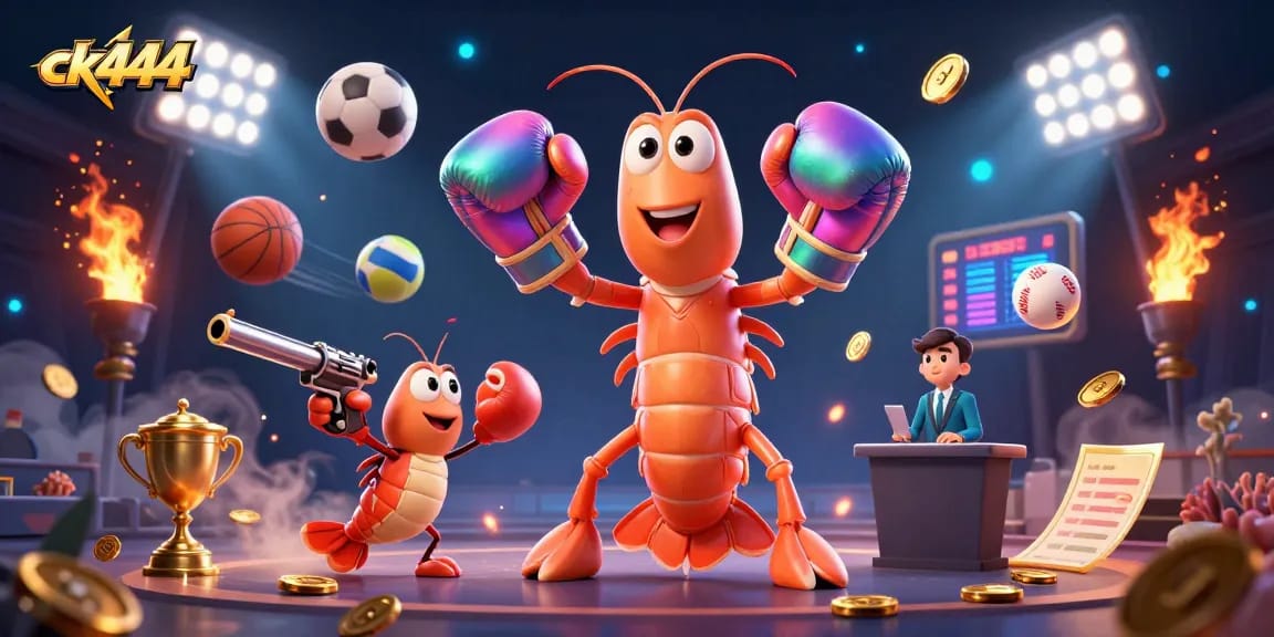 Engage in thrilling gameplay at ck444 with vibrant 3D casino characters and dynamic sports action.