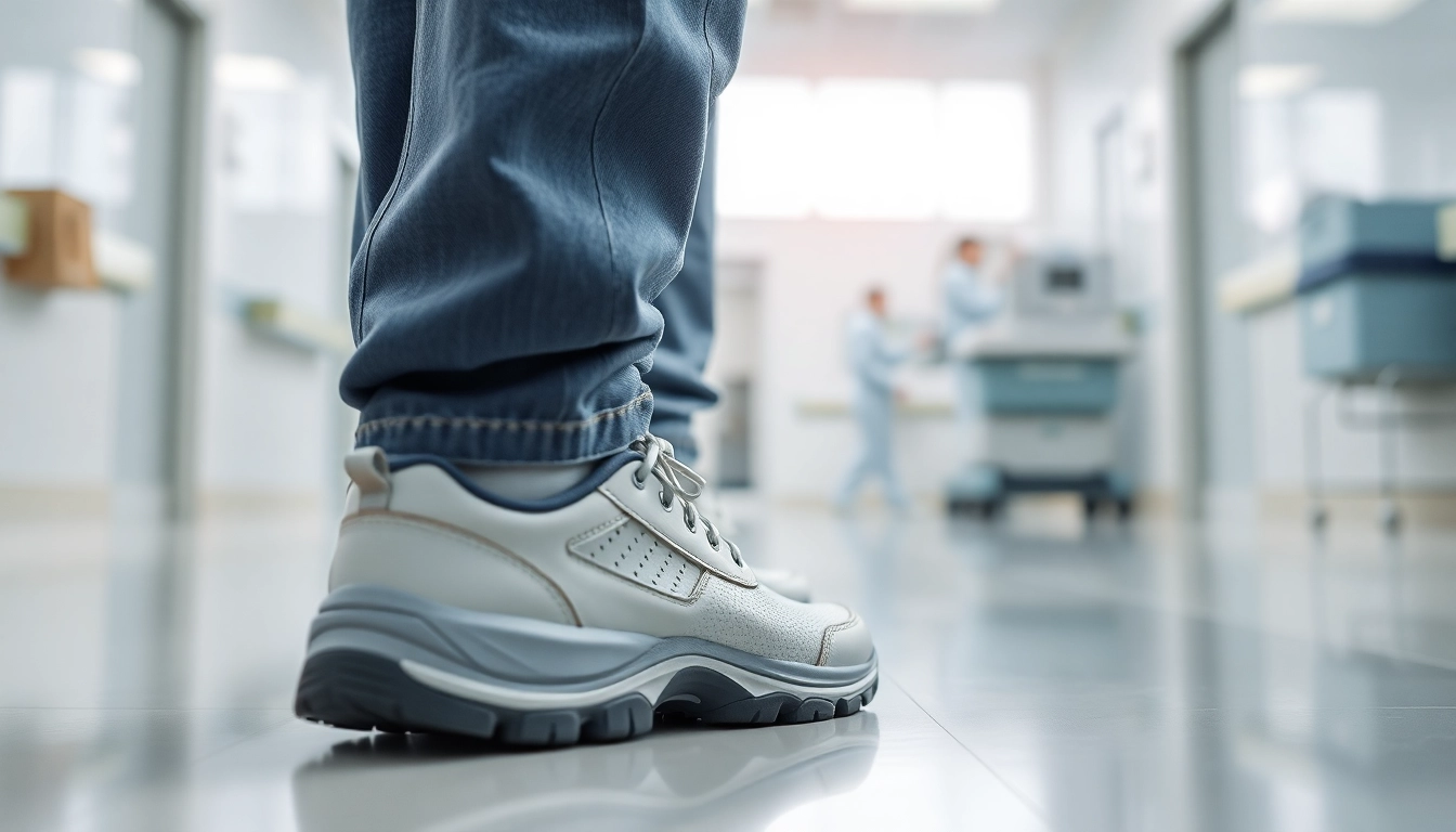 I professionisti indossano zoccoli antinfortunistici ergonomici nel loro lavoro sanitario per garantire sicurezza e comfort.
