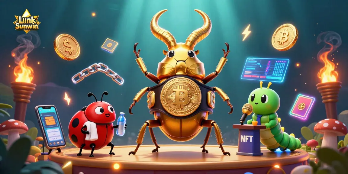 Engage with Link Sunwin through the vibrant 3D casino scene highlighting dynamic gaming elements.