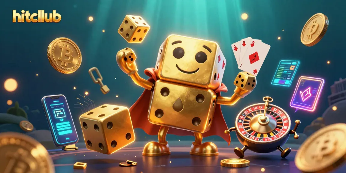 Experience thrilling gaming adventures at hitcllub with vibrant golden characters and crypto elements.