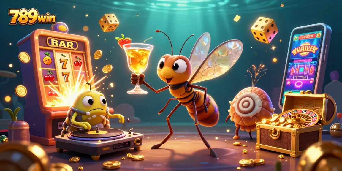 Engage with 789win's vibrant casino scene featuring unique characters and exciting gaming elements.
